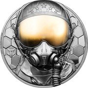 Cook Islands 500 Dollars Elizabeth II Fighter Pilot 2020  Black Proof ONLY THE BRAVE ARE FREE REAL HERO coin reverse Cook Islands 500 Dollars Elizabeth II Fighter Pilot 2020  Black Proof ONLY THE BRAVE ARE FREE REAL HERO coin reverse