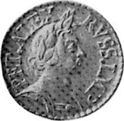 Russia Denga (Peter I. Novodel) KM# NA5 PET.ALEX RVSS. IMP coin obverse