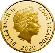 Cook Islands Four Dollars Elizabeth II Cats 2020 Proof ELIZABETH II COOK ISLANDS IRB 2020 coin obverse Cook Islands Four Dollars Elizabeth II Cats 2020 Proof ELIZABETH II COOK ISLANDS IRB 2020 coin obverse