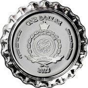 Niue One Dollar Coca-Cola. Polar Bear 2023 Proof 6 GRAMS .999 FINE SILVER ONE DOLLAR ©THE COCA-COLA COMPANY. PUBLIC SEAL OF NIUE ATUA NIUE TUKULAGI 2023 coin obverse Niue One Dollar Coca-Cola. Polar Bear 2023 Proof 6 GRAMS .999 FINE SILVER ONE DOLLAR ©THE COCA-COLA COMPANY. PUBLIC SEAL OF NIUE ATUA NIUE TUKULAGI 2023 coin obverse