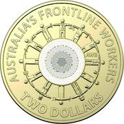 Australia Two Dollars Frontline Workers. Commemorative 2023 Set AWB AUSTRALIA'S FRONTLINE WORKERS TWO DOLLARS coin reverse Australia Two Dollars Frontline Workers. Commemorative 2023 Set AWB AUSTRALIA'S FRONTLINE WORKERS TWO DOLLARS coin reverse