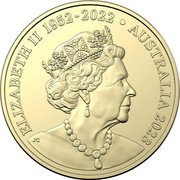 Australia Two Dollars (Lest We Forget. Commemorative Coin) ELIZABETH II 1952-2022 AUSTRALIA 2023 JC coin obverse Australia Two Dollars (Lest We Forget. Commemorative Coin) ELIZABETH II 1952-2022 AUSTRALIA 2023 JC coin obverse