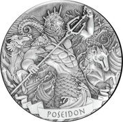 Cook Islands Two Dollars (Poseidon) JM POSEIDON coin reverse Cook Islands Two Dollars (Poseidon) JM POSEIDON coin reverse