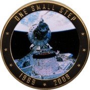 Cook Islands 1 Dollar (Docking procedure ISS) ONE SMALL STEP 1969 2009 coin reverse Cook Islands 1 Dollar (Docking procedure ISS) ONE SMALL STEP 1969 2009 coin reverse