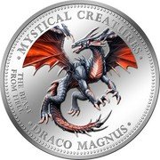 Cook Islands 1 Dollar (Draco Magnus) THE BEAST FROM HELL MYSTICAL CREATURES DRACO MAGNUS coin reverse Cook Islands 1 Dollar (Draco Magnus) THE BEAST FROM HELL MYSTICAL CREATURES DRACO MAGNUS coin reverse