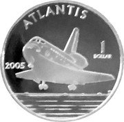 Cook Islands 1 Dollar Elizabeth II Atlantis 2005  BU ATLANTIS 2005 1 DOLLAR coin reverse Cook Islands 1 Dollar Elizabeth II Atlantis 2005  BU ATLANTIS 2005 1 DOLLAR coin reverse