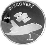 Cook Islands 1 Dollar Elizabeth II Discovery 2005  BU DISCOVERY 2005 1 DOLLAR coin reverse Cook Islands 1 Dollar Elizabeth II Discovery 2005  BU DISCOVERY 2005 1 DOLLAR coin reverse