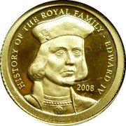 Cook Islands 1 Dollar Elizabeth II Edward IV 2008Â Proof HISTORY OF THE ROYAL FAMILY EDWARD IV 2008 coin reverse Cook Islands 1 Dollar Elizabeth II Edward IV 2008Â Proof HISTORY OF THE ROYAL FAMILY EDWARD IV 2008 coin reverse