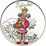 Cook Islands 1 Dollar (Elizabeth II Fifinka) FIFINKA © JAROSLAV NĚMEČEK coin reverse Cook Islands 1 Dollar (Elizabeth II Fifinka) FIFINKA © JAROSLAV NĚMEČEK coin reverse