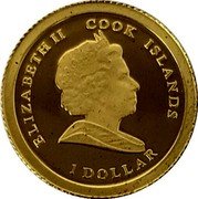 Cook Islands 1 Dollar Elizabeth II King Edward VII 2008Â Proof ELIZABETH II COOK ISLANDS 1 DOLLAR coin obverse Cook Islands 1 Dollar Elizabeth II King Edward VII 2008Â Proof ELIZABETH II COOK ISLANDS 1 DOLLAR coin obverse