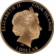 Cook Islands 1 Dollar Elizabeth II Princess Diana of Wales. 4 2011  Proof ELIZABETH II COOK ISLANDS IRB 1 DOLLAR coin obverse Cook Islands 1 Dollar Elizabeth II Princess Diana of Wales. 4 2011  Proof ELIZABETH II COOK ISLANDS IRB 1 DOLLAR coin obverse