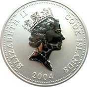 Cook Islands 1 Dollar (Elizabeth II Sworn Brothers) ELIZABETH II COOK ISLANDS RDM 2004 coin obverse