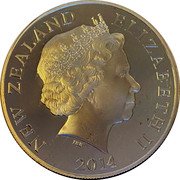 New Zealand 1 Dollar (Orcs. Azog) 2014 ELIZABETH II IRB NEW ZEALAND coin obverse New Zealand 1 Dollar (Orcs. Azog) 2014 ELIZABETH II IRB NEW ZEALAND coin obverse