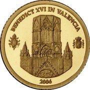Cook Islands 1 Dollar (Pope Benedict XVI. In Valencia) BENEDICT XVI IN VALENCIA 2006 coin reverse Cook Islands 1 Dollar (Pope Benedict XVI. In Valencia) BENEDICT XVI IN VALENCIA 2006 coin reverse