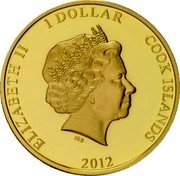 Cook Islands 1 Dollar RMS Titanic Centenary. Final Moments 2012 1 DOLLAR 2012 COOK ISLANDS ELIZABETH II IRB coin obverse Cook Islands 1 Dollar RMS Titanic Centenary. Final Moments 2012 1 DOLLAR 2012 COOK ISLANDS ELIZABETH II IRB coin obverse