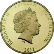 Cook Islands 1 Dollar (RMS Titanic Centenary.First Class) IRB ELIZABETH II 1 DOLLAR COOK ISLANDS 2012 coin obverse Cook Islands 1 Dollar (RMS Titanic Centenary.First Class) IRB ELIZABETH II 1 DOLLAR COOK ISLANDS 2012 coin obverse