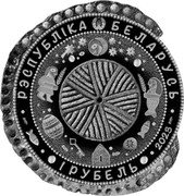 Belarus 1 Rouble The Legend of Menescus 2023 РЭСПУБЛІКА БЕЛАРУСЬ 1 РУБЕЛЬ 2023 coin obverse Belarus 1 Rouble The Legend of Menescus 2023 РЭСПУБЛІКА БЕЛАРУСЬ 1 РУБЕЛЬ 2023 coin obverse