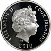 Cook Islands 10 Dollars (Chapel Bridge. Lucerna) IRB ELIZABETH II COOK ISLANDS 2010 coin obverse