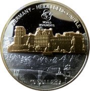 Cook Islands 10 Dollars (Heidelberg Castle. Germany) WORLD MONUMENTS 10 DOLLARS GERMANY HEIDELBERG CASTLE coin reverse Cook Islands 10 Dollars (Heidelberg Castle. Germany) WORLD MONUMENTS 10 DOLLARS GERMANY HEIDELBERG CASTLE coin reverse