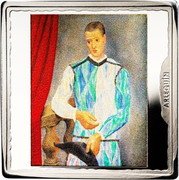 Spain 10 Euro (Harlequin) ARLEQUÍN coin reverse