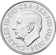 UK 10 Pence (Capercaillie) CHARLES III DEI GRA REX FID DEF MJ 2024 coin obverse UK 10 Pence (Capercaillie) CHARLES III DEI GRA REX FID DEF MJ 2024 coin obverse
