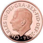 UK 10 Pence (Capercaillie) CHARLES III DEI GRA REX FID DEF MJ 2024 coin obverse UK 10 Pence (Capercaillie) CHARLES III DEI GRA REX FID DEF MJ 2024 coin obverse
