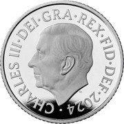 UK 10 Pence (Capercaillie) CHARLES III DEI GRA REX FID DEF MJ 2024 coin obverse UK 10 Pence (Capercaillie) CHARLES III DEI GRA REX FID DEF MJ 2024 coin obverse