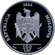 Moldova 100 Lei European Moldova 2024  Proof REPUBLICA 2024 MOLDOVA 100 AG 999 LEI 31,1 G coin obverse Moldova 100 Lei European Moldova 2024  Proof REPUBLICA 2024 MOLDOVA 100 AG 999 LEI 31,1 G coin obverse