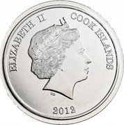 Cook Islands 15 Dollars Elizabeth II Bounty 2012Â ELIZABETH II COOK ISLANDS IRB 2012 coin obverse Cook Islands 15 Dollars Elizabeth II Bounty 2012Â ELIZABETH II COOK ISLANDS IRB 2012 coin obverse