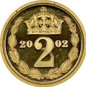 Cook Islands 2 Cents 2002 coins | coinscatalog.NET