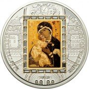 Cook Islands 20 Dollars Elizabeth II Virgin of Vladimir 2013 Proof MASTERPIECES OF ART THE VIRGIN OF VLADIMIR 2013 coin reverse Cook Islands 20 Dollars Elizabeth II Virgin of Vladimir 2013 Proof MASTERPIECES OF ART THE VIRGIN OF VLADIMIR 2013 coin reverse