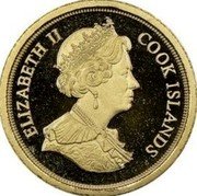 Cook Islands 3 Cents (Elizabeth II Maundy Money) ELIZABETH II COOK ISLANDS coin obverse