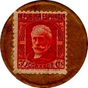 Spain 30 Centimos (Pablo Iglesias) REPUBLICA ESPAÑOLA PABLO IGLESIAS 1850 1925 30 CTS CORREOS coin obverse Spain 30 Centimos (Pablo Iglesias) REPUBLICA ESPAÑOLA PABLO IGLESIAS 1850 1925 30 CTS CORREOS coin obverse