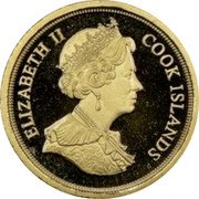 Cook Islands 4 Cents (Elizabeth II Maundy Money) ELIZABETH II COOK ISLANDS coin obverse