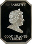 Cook Islands 5 Dollars Elizabeth II Apollo Belvedere 2009 Proof ELIZABETH II COOK ISLANDS 5 DOLLARS coin obverse Cook Islands 5 Dollars Elizabeth II Apollo Belvedere 2009 Proof ELIZABETH II COOK ISLANDS 5 DOLLARS coin obverse