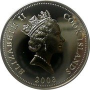 Cook Islands 50 Cents (Cancer) RDM ELIZABETH II COOK ISLANDS 2003 coin obverse Cook Islands 50 Cents (Cancer) RDM ELIZABETH II COOK ISLANDS 2003 coin obverse