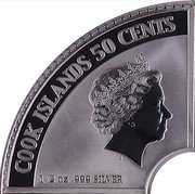 Cook Islands 50 Cents Elizabeth II Oil Production and Gas Industry. Part 1/4 2006  Proof COOK ISLANDS 50 CENTS IRB 1/2 OZ .999 SILVER coin obverse Cook Islands 50 Cents Elizabeth II Oil Production and Gas Industry. Part 1/4 2006  Proof COOK ISLANDS 50 CENTS IRB 1/2 OZ .999 SILVER coin obverse