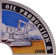 Cook Islands 50 Cents Elizabeth II Oil Production and Gas Industry. Part 1/4 2006  Proof OIL PRODUCTION & 2006 coin reverse Cook Islands 50 Cents Elizabeth II Oil Production and Gas Industry. Part 1/4 2006  Proof OIL PRODUCTION & 2006 coin reverse