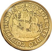 Netherlands 6 Stuivers Scheepjesschelling. Gelderland 2024 ☤ + Raven VIGILATE DEO CONFIDENTES 20 24 coin reverse