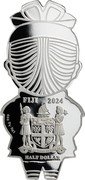 Fiji Half Dollar (50th Anniversary of the Discovery of the Terracotta Army) FIJI 2024 REREVAKA NA KALOU KA DOKA NA TUI HALF DOLLAR 10 G AG 999 coin obverse Fiji Half Dollar (50th Anniversary of the Discovery of the Terracotta Army) FIJI 2024 REREVAKA NA KALOU KA DOKA NA TUI HALF DOLLAR 10 G AG 999 coin obverse