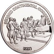 Niue Half Dollar (Second Continental Congress) FIRST CONTINENTAL CONGRESS 1774 coin reverse Niue Half Dollar (Second Continental Congress) FIRST CONTINENTAL CONGRESS 1774 coin reverse