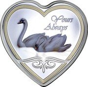 Cook Islands One Dollar (Elizabeth II Yours Always) YOURS ALWAYS coin reverse Cook Islands One Dollar (Elizabeth II Yours Always) YOURS ALWAYS coin reverse