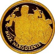 Cook Islands Ten Dollars (Elizabeth II Nativity of Jesus) BOŻE NARODZENIE coin reverse Cook Islands Ten Dollars (Elizabeth II Nativity of Jesus) BOŻE NARODZENIE coin reverse