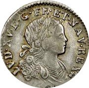 France 1/10 ECU (Louis XV. France-Navarre) LVD. XV. D. G. FR. ET. NAV. REX coin obverse France 1/10 ECU (Louis XV. France-Navarre) LVD. XV. D. G. FR. ET. NAV. REX coin obverse