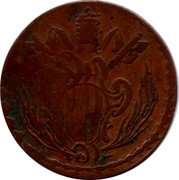 Italy 1/2 Baiocco (Ravenna. Holy Year) KM# 11a coin obverse Italy 1/2 Baiocco (Ravenna. Holy Year) KM# 11a coin obverse