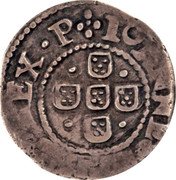 Portugal 1/2 Tostao (Joao IV. Date Under the Cross) IOANES IIII D G REX P coin obverse Portugal 1/2 Tostao (Joao IV. Date Under the Cross) IOANES IIII D G REX P coin obverse