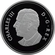 Canada 1 Dollar 100th Anniversary of the Royal Canadian Air Force 2024 CHARLES III D G REX SR coin obverse Canada 1 Dollar 100th Anniversary of the Royal Canadian Air Force 2024 CHARLES III D G REX SR coin obverse