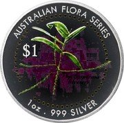 Cook Islands 1 Dollar Elizabeth II Darwin Palm 1999  AUSTRALIAN FLORA SERIES $1 PTYCHOSPERMA BLEESERI 1OZ .999 SILVER coin reverse Cook Islands 1 Dollar Elizabeth II Darwin Palm 1999  AUSTRALIAN FLORA SERIES $1 PTYCHOSPERMA BLEESERI 1OZ .999 SILVER coin reverse