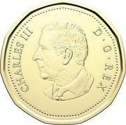 Canada 1 Dollar Gift Beaver 2024 Only in set CHARLES III D G REX SR coin obverse Canada 1 Dollar Gift Beaver 2024 Only in set CHARLES III D G REX SR coin obverse