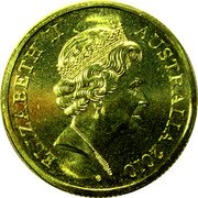Australia 1 Dollar (Gottwald Issue) ELIZABETH II AUSTRALIA 2010 VG coin obverse Australia 1 Dollar (Gottwald Issue) ELIZABETH II AUSTRALIA 2010 VG coin obverse